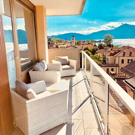 Attico Palazzo Di Vetro Apartment Luino Exterior photo